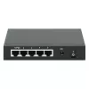 Conmutador Gigabit 5xPoE Passthrough, alimentado por PoE o AC, 68W