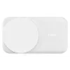 Belkin UltraCharge 25W Qi2 base de carga inalámbrica plegable 2 en 1, blanca (WIZ038KQWH)