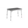 Mesa Outwell Coledale M Gris — tablero y estructura de aluminio, 680×1000 mm, altura 56 cm
