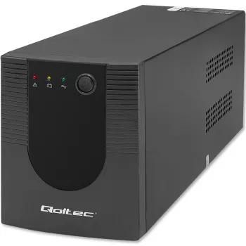 Sistema de alimentación ininterrumpida SAI Qoltec 53775 1,2 kVA 720 W 4 tomas AC