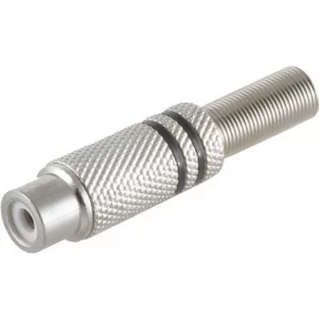 Conector hembra RCA ShiverPeaks 52001-S metal, 6 mm, negro