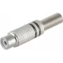 Conector hembra RCA ShiverPeaks 52001-S metal, 6 mm, negro