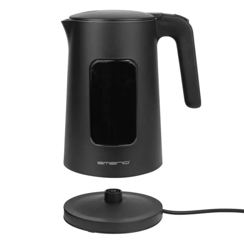 Hervidor eléctrico Emerio 1,7 l 2200 W negro