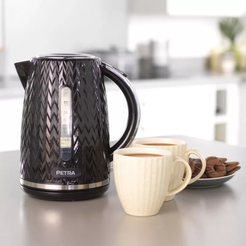Hervidor Petra 1,7 l 2200 W Negro
