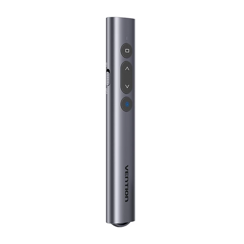 Puntero láser inalámbrico Vention KQIH0 – láser rojo, alcance máximo 50 m, interfaz USB, carcasa de PVC ligera