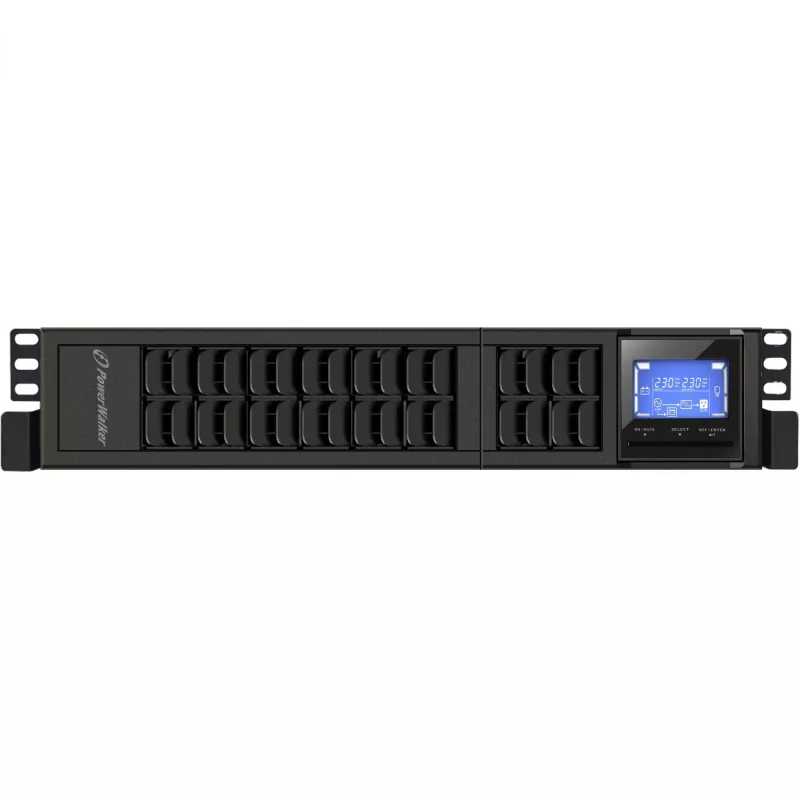 PowerWalker VFI 2000CRM LCD doble conversión (Online) 2 kVA 1600 W 4 salidas AC