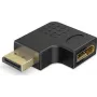 Goobay adaptador acodado DisplayPort 90° derecha negro (77131)