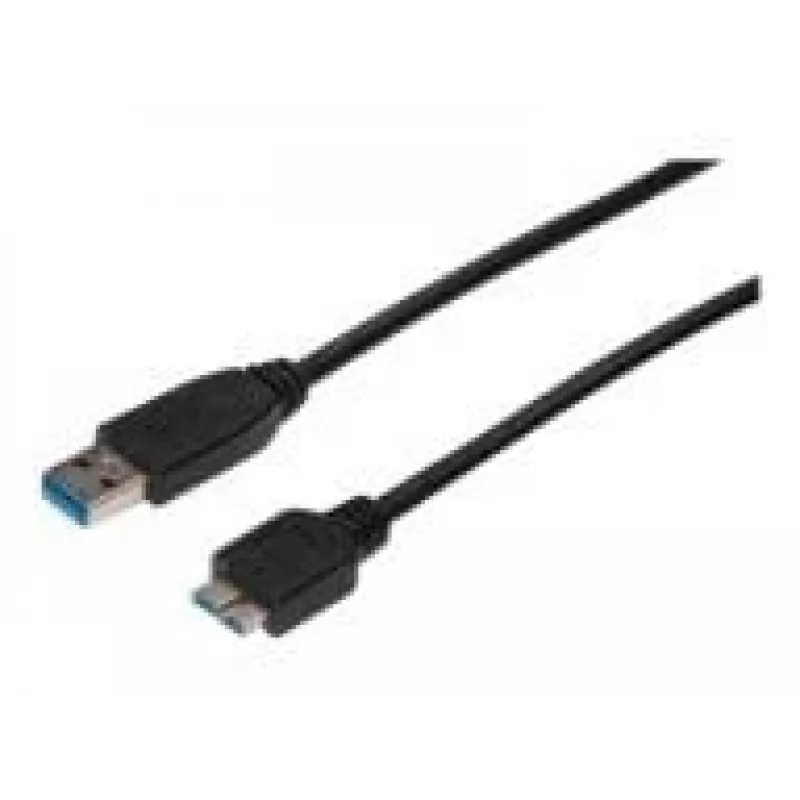 Cable SuperSpeed USB 3.0 ASSMANN, conector USB-A macho a conector Micro-USB-B macho, Cu AWG 28, doble apantallado, longitud 1,0 m (AK-300116-010-S)