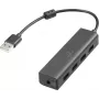 Renkforce RF-6382720 Hub USB 4 puertos USB-A USB 2.0 480 Mbit/s Negro RF-USBH-110 (RF-6382720)