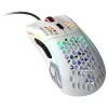 Glorious Model D ratón gaming - blanco, brillante + Grip Tape - negro