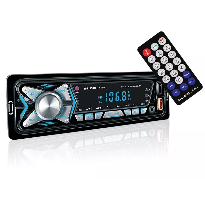 BLOW X-PRO MP3/USB/micro USB/BLUETOOTH radio para coche negro