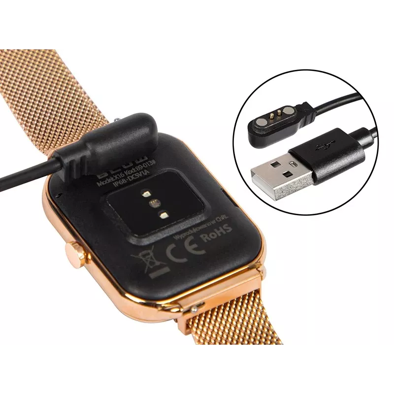Smartwatch X16 Bluetooth rosa