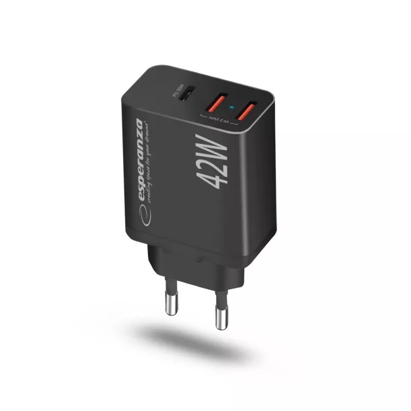 Fuente de alimentación Esperanza EZC106K 42W negra