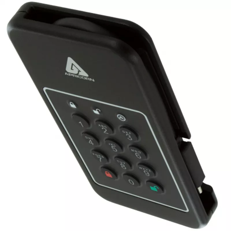 Apricorn Aegis NVX - SSD - 500 GB - USB 3.2 Gen 2 - conforme TAA (ANVX-500GB)