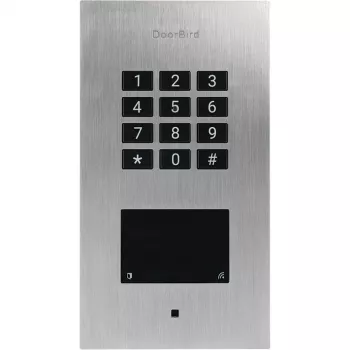 Sistema de control de acceso DoorBird A1121 empotrable acero inoxidable V2A