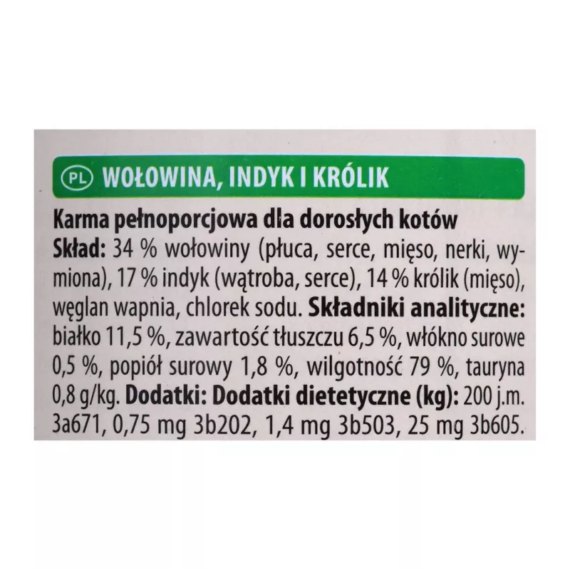 ANIMONDA Carny Adult Ternera, Pavo, Conejo - Comida húmeda para gatos - 400 g
