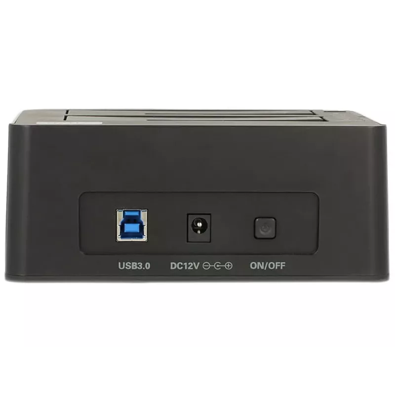 Delock USB 3.0 estación de acoplamiento dual para 2x SATA HDD / SSD con función de clonación