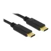 Cable USB DeLOCK 83868 USB 2.0 4 m USB C negro