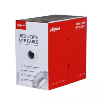 Cable CAT6 UTP 305M Cca BLANCO/PFM922I-6UN-C-Blanco Dahua