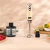 Cecotec Power RetroYellow 1200MAX Cream&Crush batidora de mano, 1200 W
