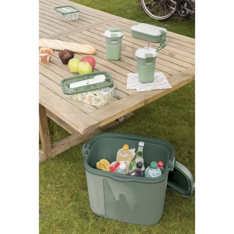 Nevera portátil Curver 262266 — 32 L nevera de viaje isotérmica, verde, polipropileno, 410×333×498 mm