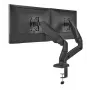 Brazo de monitor up up Economical Interactive Counterbalance doble brazo matte black VESA 75x75/100x100