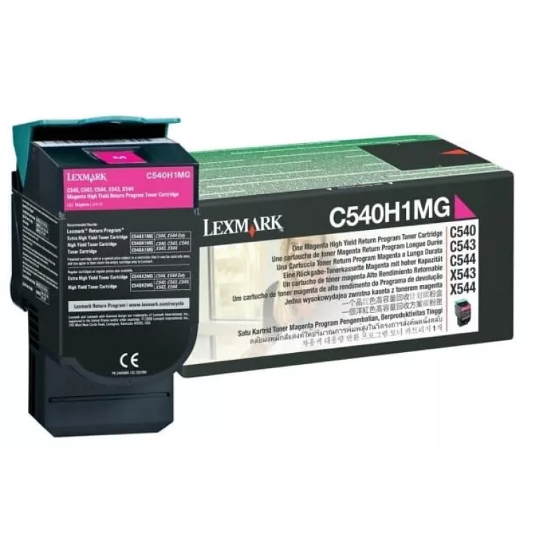 Lexmark C540H1MG - tóner magenta - para C540, C543, C544, C546, X543, X544, X546, X548