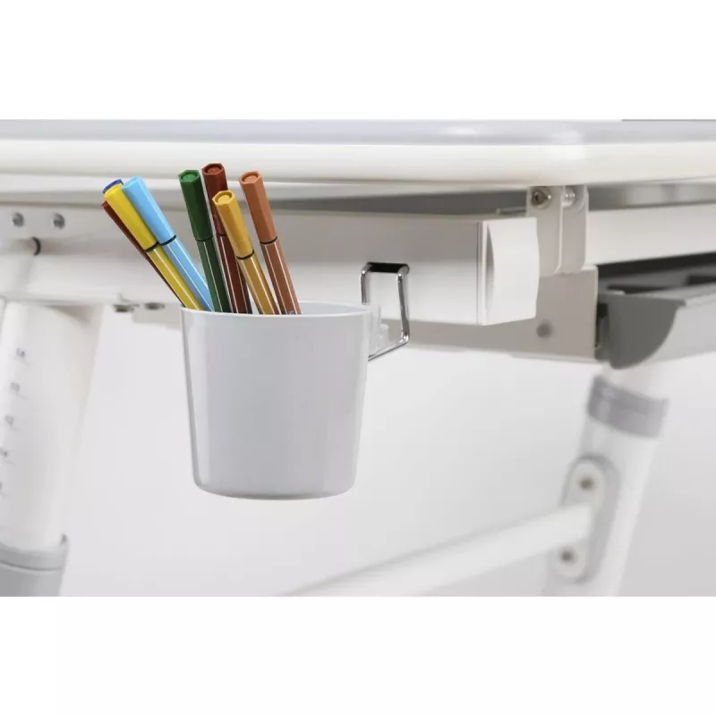 Ergo Office Escritorio infantil ergonómico de altura ajustable, gris, máx. 100 kg, ER-417 2cz