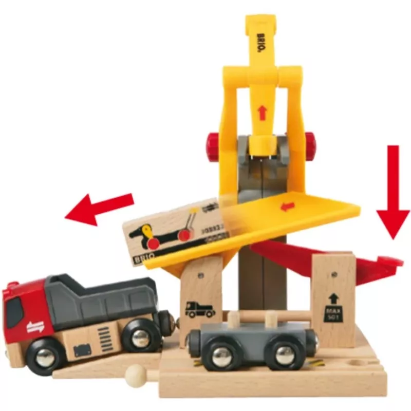 BRIO World estación de carga de mercancías, edificio de juego
