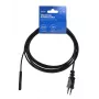 Savio - Cable de alimentación 2 polos M 3m CL-105 negro - Cable (CL-105)
