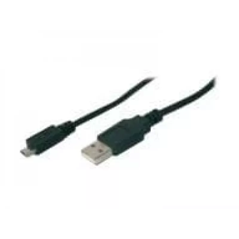 Cable de conexión Assmann USB 2.0 Type-A - Micro B M/M 3,0 m compatible con USB 2.0 UL negro (AK-300110-030-S)