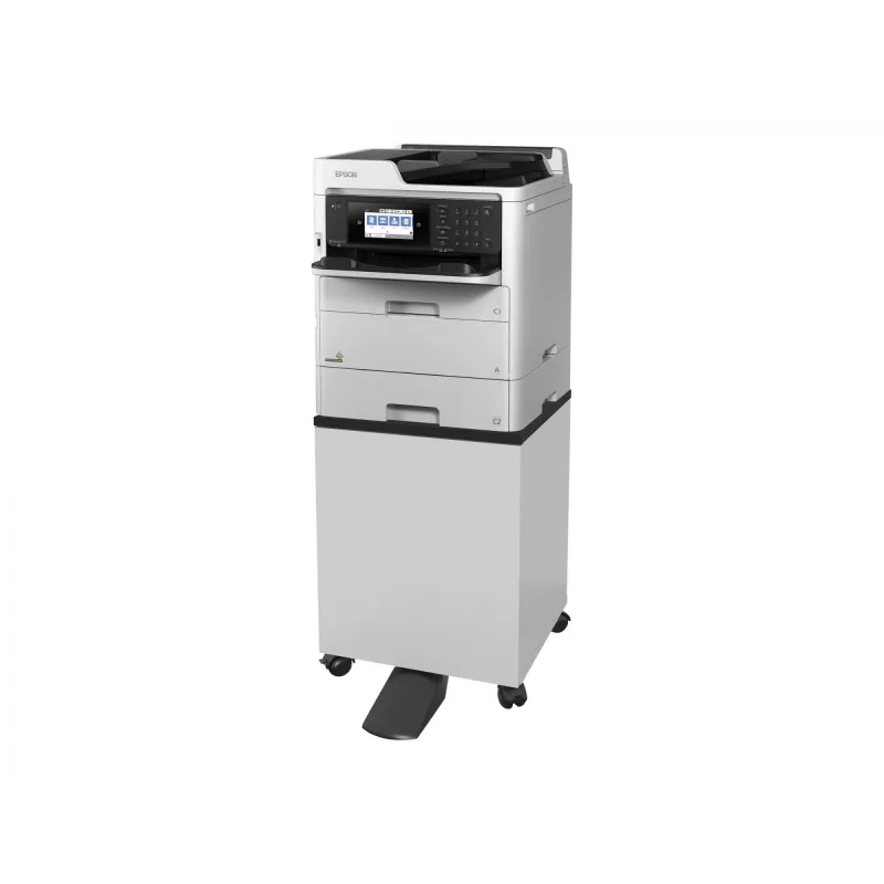 Soporte de suelo para impresora Epson 7112285 — soporte de suelo para impresoras Epson WorkForce Pro, negro o blanco