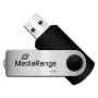 MediaRange MR908NTRL Memoria USB 8 GB USB Type-A 2.0 Negro - Plata (MR908NTRL)