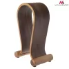 MC-815W, soporte para auriculares, madera, 400 g, nogal