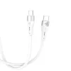 Cable USB Type-C Tellur TLL155501 1 m, PD 60 W, blanco