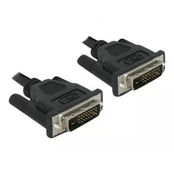 Cable DVI DeLOCK DVI 24+1 0,5 m conector macho/macho