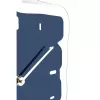 NeXtime Reloj de pared 3072bl Thumbs up, 40,5x41,5 cm, pared, azul/plateado
