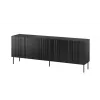 Cómoda Cama ISLA 200x40x75 negro mate