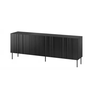 Cómoda Cama ISLA 200x40x75 negro mate