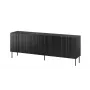 Cómoda Cama ISLA 200x40x75 negro mate