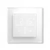 Termostato de pared de cristal Homematic IP 161333A0 con sensor de CO2, RF digital, 230 V, 54,5×54,5×29 mm