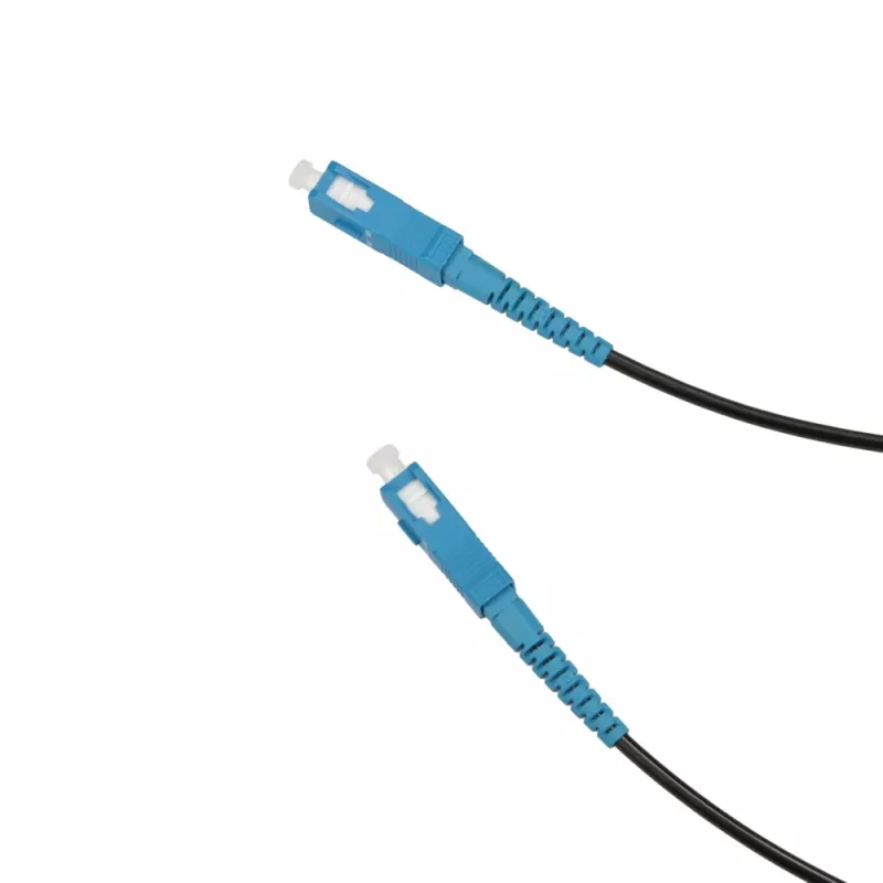 Extralink Cable de conexión SC/UPC-SC/UPC, redondo, colgante, monomodo, simplex, G.657A2, 30 m