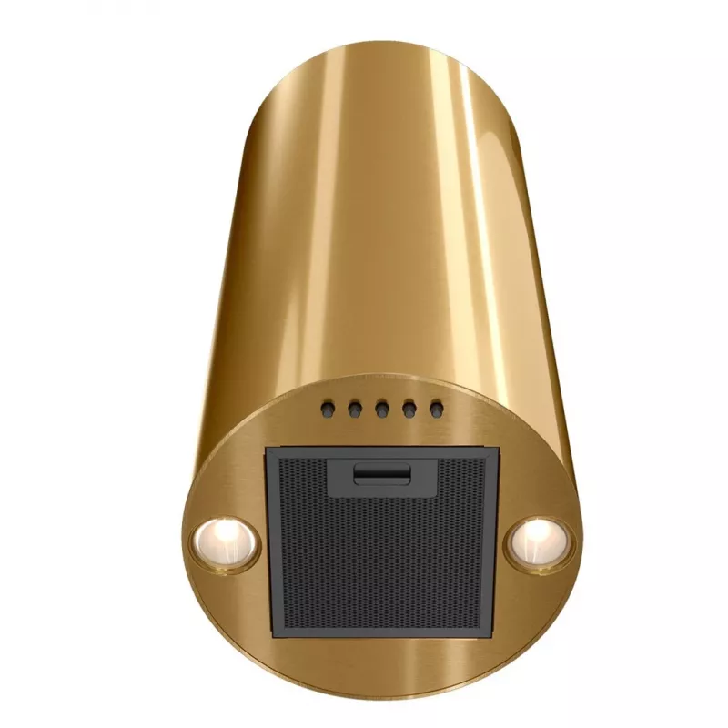 Campana extractora Maan Elba WPB 731 con brillo dorado
