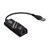 Adaptador USB 3.0 a Gigabit Ethernet Akyga AK-AD-31, RJ45, cable de 15 cm, negro