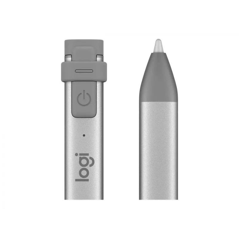 Logitech Crayon - lápiz digital para Apple iPad - Lightning - gris