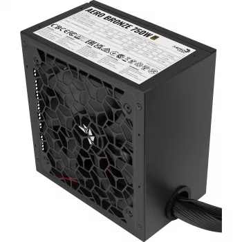 Fuente de alimentación AEROCOOL AERO BRONZE 750W APFC (V.2 2025) – salida 750W, APFC