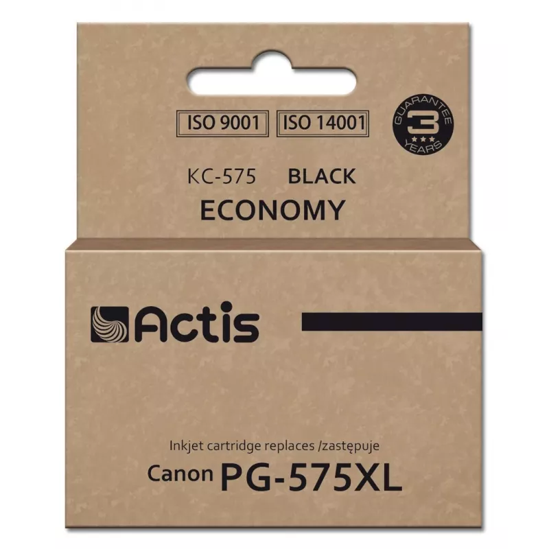 Actis KC-575 cartucho de tinta para Canon, recambio de Canon PG-575XL; Supreme; 16,5 ml; negro
