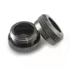 Conector XSPC G1/4 a tubo rígido de 14 mm, negro cromado - 8 uds.