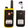 Walkie-talkie Baofeng BF-T17 — radiotransmisor infantil, 16 canales, 5 W, 400–470 MHz, batería de 1500 mAh, amarillo