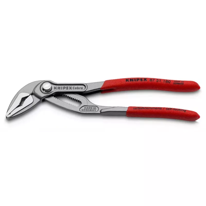 Alicate de bomba de agua Knipex Cobra ES 87 51 180 SB – mordaza ajustable 0–45 mm